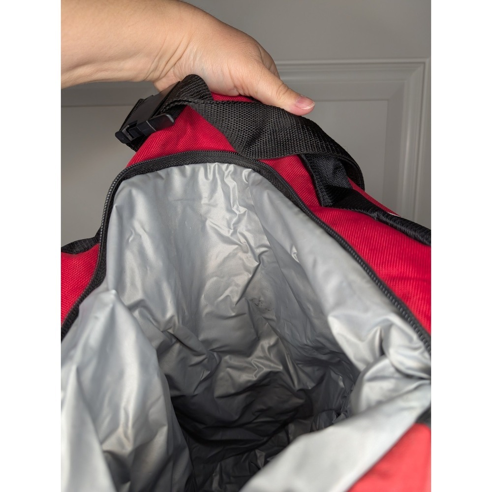 Tampa Bay Buccaneers NFL Officially Licensed Product Duffle Gym Bag Red Sports - Picture 8 of 10